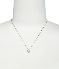 Nadri Floating Cubic Zirconia Pendant Necklace