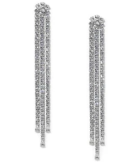Nadri Hollywood Long Linear Chandelier Earrings