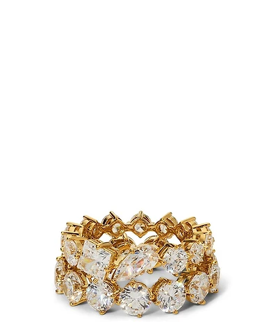 Nadri Lucia Mixed Stone Stacked Ring