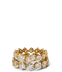 Nadri Lucia Mixed Stone Stacked Ring