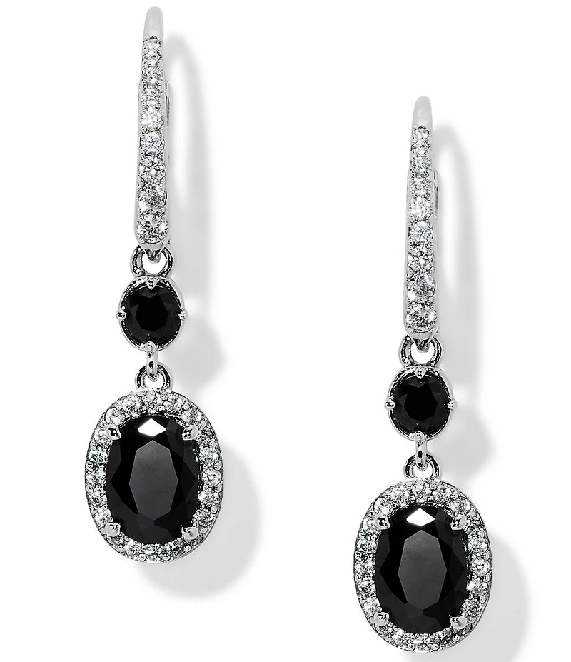 Nadri Maiden Oval Linear Earrings