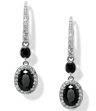 Nadri Maiden Oval Linear Earrings