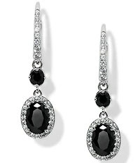 Nadri Maiden Oval Linear Earrings