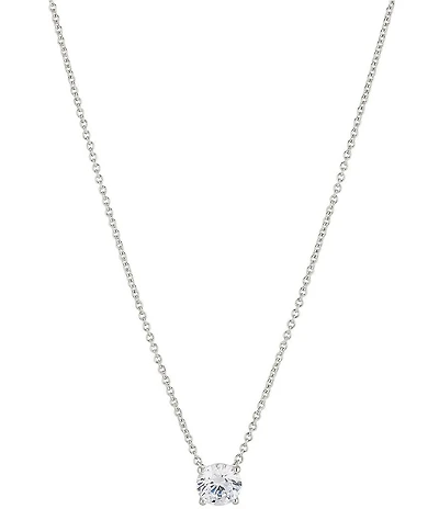 Nadri Modern Love Large Round Cut Short Pendant Necklace