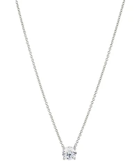 Nadri Modern Love Large Round Cut Short Pendant Necklace