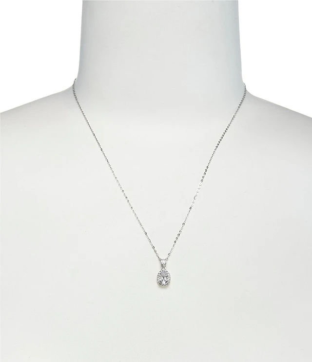 Nadri Pear Pendant Necklace