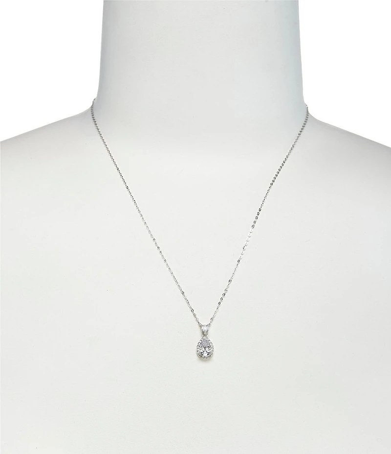 Nadri Pear Pendant Necklace