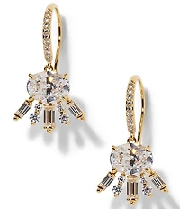 Nadri Stellar Halo Drop Earrings