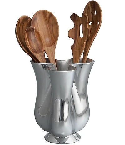Nambe Gourmet Tulip Tool Jug with Tools