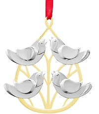 Nambe Holiday Twelve Days of Christmas: Four Calling Birds Ornament