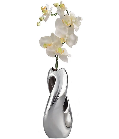 Nambe Pebble Twist Bud Vase