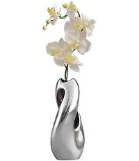 Nambe Pebble Twist Bud Vase