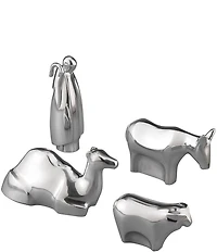 Nambe Shepherd 4-Piece Figurine Set