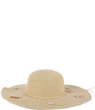 Natasha Accessories 3D Flower Floppy Hat