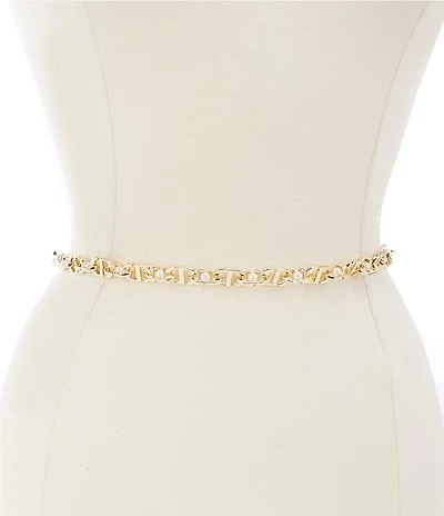 Natasha Accessories Connect Link Chain Belt