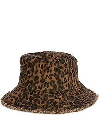 Natasha Accessories Leopard Bucket Hat