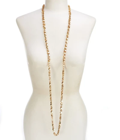 Natasha Accessories Shaky Long Strand Necklace