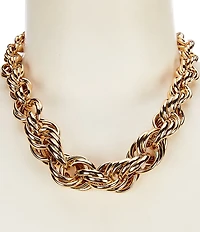 Natasha Accessories Small Kerrently Collar Chain Necklace