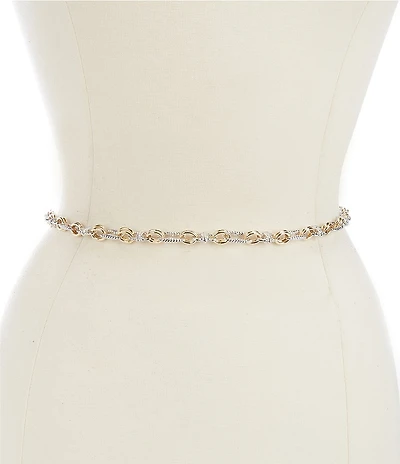 Natasha Accessories Twisted Link Belt