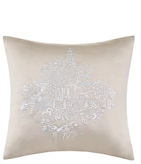 Natori Pavilion Embroidered Square Pillow