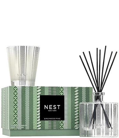 NEST New York Birchwood Pine Candle & Diffuser Set