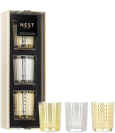NEST New York Festive Votive Candle Trio