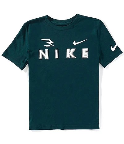 Nike 3BRAND by Russell Willson Big Boys Short-Sleeve Logo T-Shirt