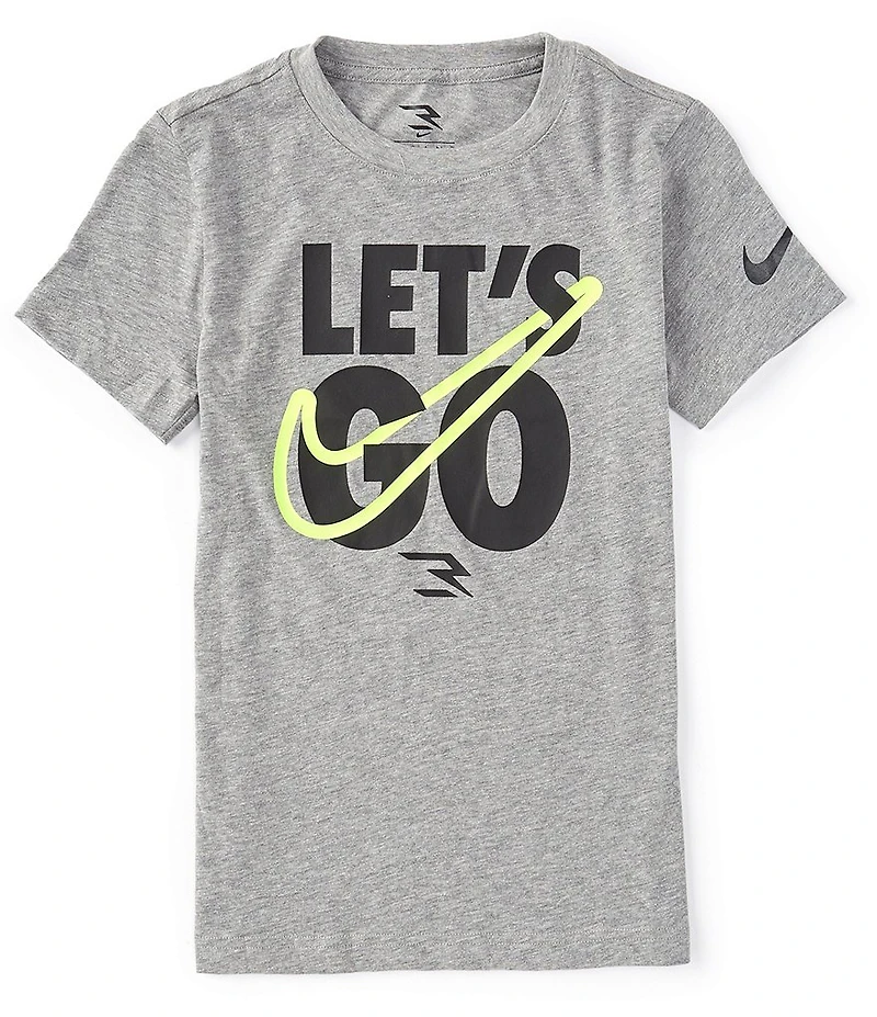 3BRAND By Russell Wilson Big Boys Short Sleeve Let's Go Tee
