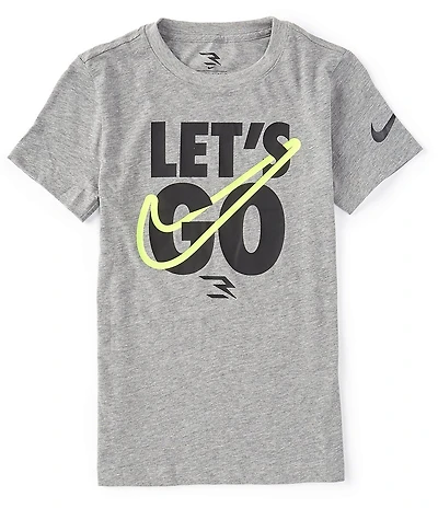 3BRAND By Russell Wilson Big Boys Short Sleeve Let's Go Tee