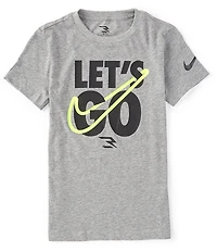 3BRAND By Russell Wilson Big Boys Short Sleeve Let's Go Tee