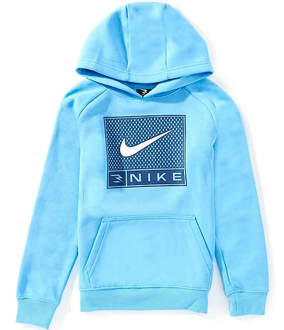 Nike 3BRAND by Russell Wilson Big Boys Long-Sleeve Mesh Hoodie