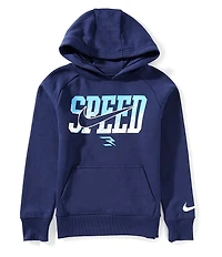 Nike 3BRAND by Russell Wilson Big Boys Long Sleeve RWB Speed Of Light Hoodie