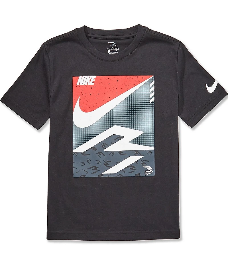 Nike 3BRAND By Russell Wilson Big Boys Short Sleeve Box Logo T-Shirt