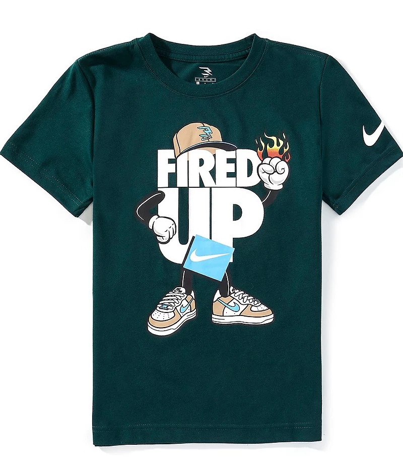 Nike 3BRAND by Russell Wilson Big Boys Short-Sleeve Fired Up T-Shirt