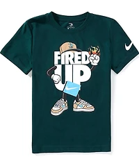 Nike 3BRAND by Russell Wilson Big Boys Short-Sleeve Fired Up T-Shirt