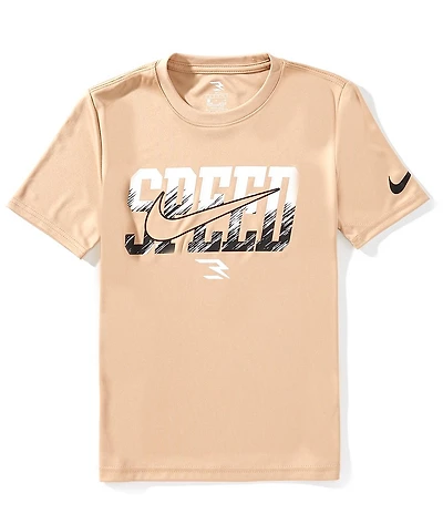 Nike 3BRAND by Russell Wilson Big Boys Short Sleeve RWB Speed Of Light T-Shirt