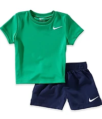 Nike Baby Boys Short Sleeve T-Shirt & Dri-Fit Woven Shorts Set