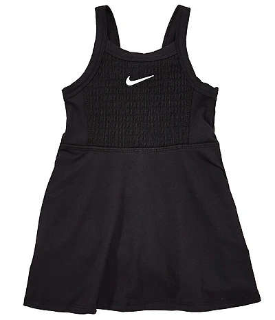 Nike Baby Girls Dri-Fit Bold Play Scrunched Bodice Sleeveless Racer Back A-Line Dress