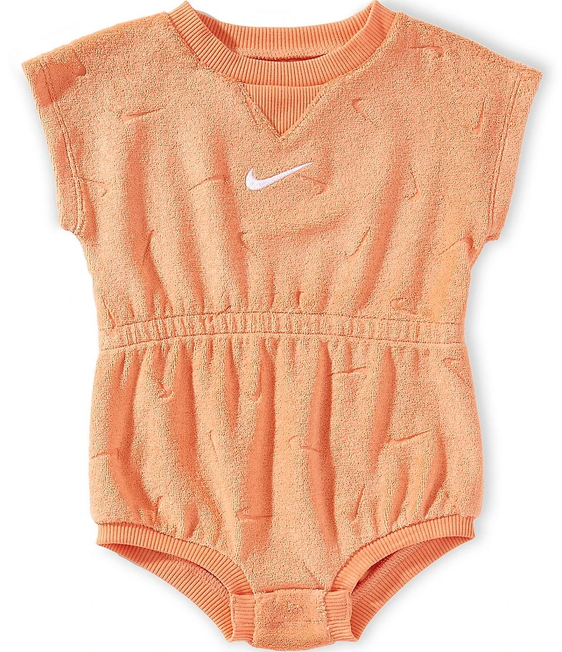 Nike Baby Girls Short Sleeve Essential Terry Romper
