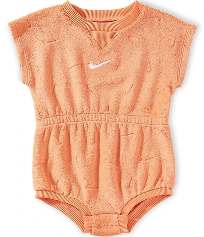 Nike Baby Girls Short Sleeve Essential Terry Romper