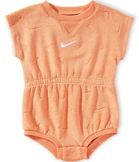 Nike Baby Girls Short Sleeve Essential Terry Romper