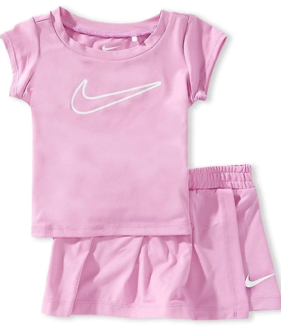 Nike Baby Girls Short Sleeve All Play Tee & Skort 2-Piece Set