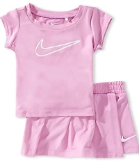 Nike Baby Girls Short Sleeve All Play Tee & Skort 2-Piece Set