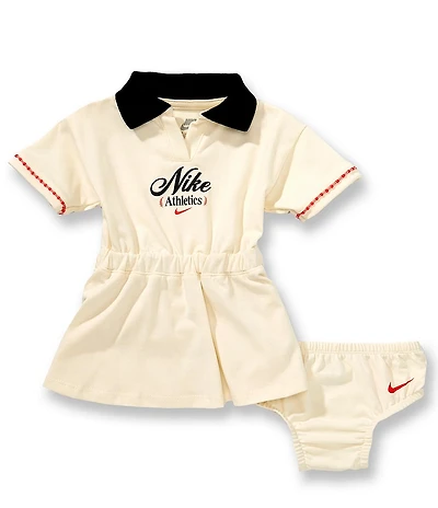 Nike Baby Girls Short Sleeve Collared Tennis Dress