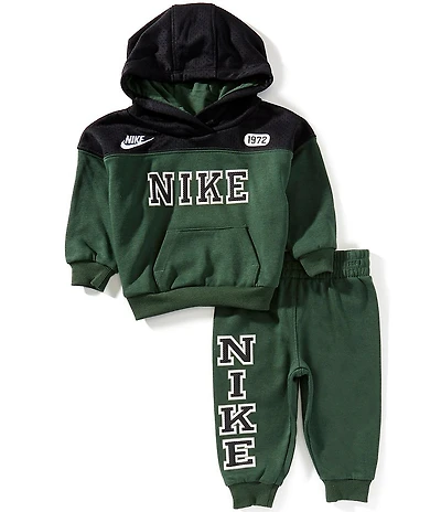 Nike Baby PE Blocked Pullover Hoodie & Pants Set