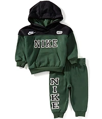 Nike Baby PE Blocked Pullover Hoodie & Pants Set