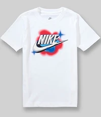 Nike Bid Kids Short Sleeve Graphic 3D Sportswear T-Shirt