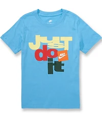 Nike Big Boy Club Fam Short Sleeve T-Shirt
