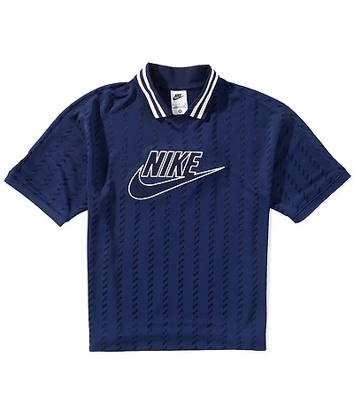 Nike Big Boys Polo Stripe Short Sleeve Jersey