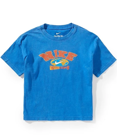 Nike Big Boys Short Sleeve M90 Retro Champs T-Shirt